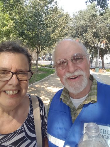 An image of Paula and David